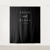 Tenture Fond de décor photo noir sombre (Devant)