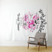 Tenture Fond de décor pour enterrement de vie de jeune fil (En situation (horizontale))