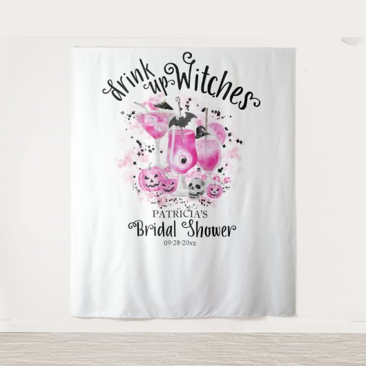 Tenture Fond de décor pour enterrement de vie de jeune fil (Devant)