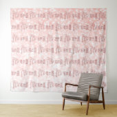 Tenture Fond de décor pour événement à répétition Rosé All (En situation (horizontale))