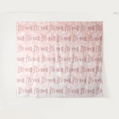 Tenture Fond de décor pour événement à répétition Rosé All (Devant (Horizontal))