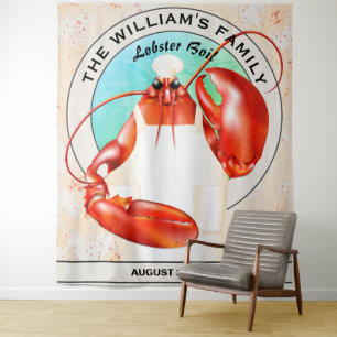 Tenture Fond de décor pour événement de fruits de mer par