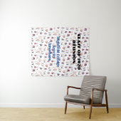 Tenture Fond de décor pour événement - texte modifiable (En situation (horizontale))