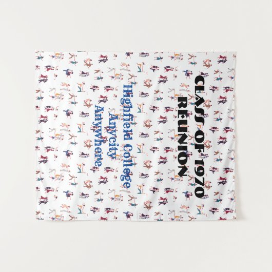 Tenture Fond de décor pour événement - texte modifiable (Devant (Horizontal))