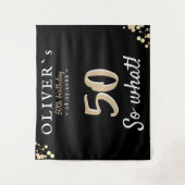 Tenture Fond de décor pour fête d'anniversaire des 50 ans  (Devant)