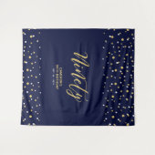 Tenture Fond de décor pour fête d'anniversaire des 90 ans  (Devant (Horizontal))