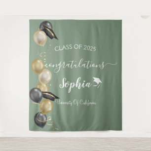 Tenture Fond de décor pour fête de remise de diplômes avec
