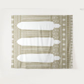 Tenture Fond de décor pour fête de retraite avec colonnes (Devant (Horizontal))