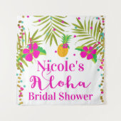 Tenture Fond de décor pour fête hawaïenne sur la plage tro (Devant)
