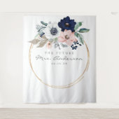 Tenture Fond de décor pour future Mme pour Baby Shower Nav (Devant)