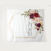 Tenture Fond de décor pour future Mme pour enterrement de  (Devant (Horizontal))