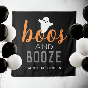 Tenture Fond de décor pour la fête d'Halloween « Huées et