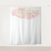 Tenture Fond de décor pour la future Mme Blush pour la fêt (Devant)