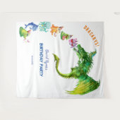 Tenture Fond de décor pour l'anniversaire des Gentle Drago (Devant (Horizontal))