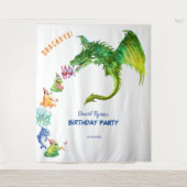 Tenture Fond de décor pour l'anniversaire des Gentle Drago (Devant)
