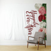 Tenture Fond de décor pour mariage « Ils vécurent heureux  (En situation (horizontale))