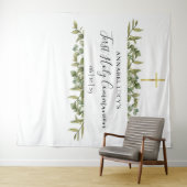 Tenture Fond de décor pour photo de première communion ave (En situation (horizontale))