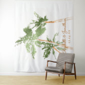 Tenture Fond de décor pour Photobooth de mariage sur la pl (En situation)