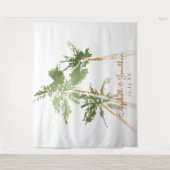 Tenture Fond de décor pour Photobooth de mariage sur la pl (Devant)