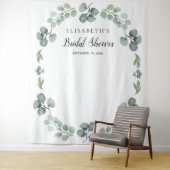 Tenture Fond de décor pour photobooth de shower de mariage (En situation)