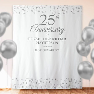 Tenture Fond de décor pour photomaton Cœur d'Argent pour l
