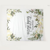 Tenture Fond de décor pour photos de mariage floral rose i (Devant (Horizontal))