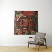 Tenture Fond de décor pour soirée Tiki Aloha Hawaïenne Lua (En situation (horizontale))