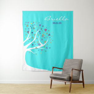 Tenture Fond de décor pour une fête autour de l'Arbre de V