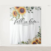 Tenture Fond de décor pour une fête de mariage champêtre a (Devant)