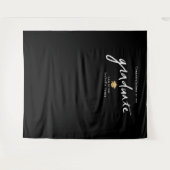 Tenture Fond de décor prop blanc pour la remise de diplôme (Devant (Horizontal))