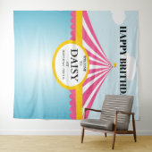 TENTURE FOND DE DÉCORATION D'ANNIVERSAIRE DE CIRQUE (En situation (horizontale))