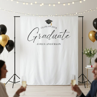 Tenture Fond de décoration de fête de remise de diplômes d