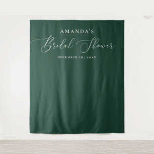 Tenture Fond de décoration de mariage avec écriture vert f