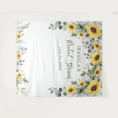 Tenture Fond de décoration de mariage avec eucalyptus élég (Devant (Horizontal))