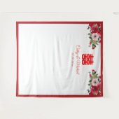 Tenture Fond de décoration de mariage chinois à l'aquarell (Devant (Horizontal))