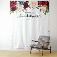 Fond de décoration de mariage floral rose Bourgogn
