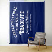 Tenture Fond de décoration de photo de remise de diplômes  (En situation)