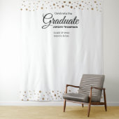 Tenture Fond de décoration de remise de diplômes de la cla (En situation)