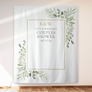 Tenture Fond de décoration de shower pour couples avec mon