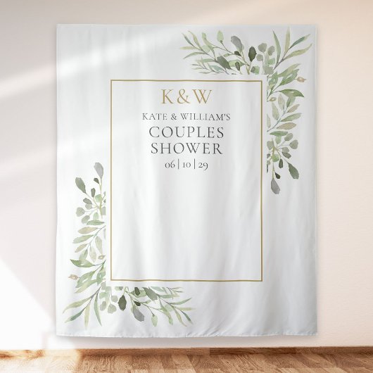 Tenture Fond de décoration de shower pour couples avec mon