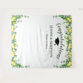 Tenture Fond de décoration photo de citrons verts modernes (Devant (Horizontal))