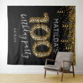 Tenture Fond de décoration pour 100e anniversaire avec imp (En situation (horizontale))