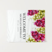 Tenture Fond de décoration pour dégustation de vin de rais (Devant (Horizontal))