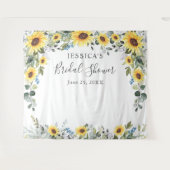 Tenture Fond de décoration pour mariage avec tournesols et (Devant (Horizontal))