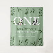 Tenture Fond de décoration pour photo de 1er anniversaire  (Devant)