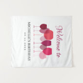 Tenture Fond de décoration pour photo de dégustation de vi (Devant (Horizontal))