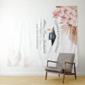 Tenture Fond de décoration pour photo de remise de diplôme (En situation (horizontale))