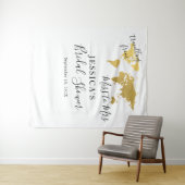 Tenture Fond de décoration pour photobooth de mariage de M (En situation (horizontale))