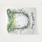 Tenture Fond de fantaisie de fleurs sauvages (Devant (Horizontal))