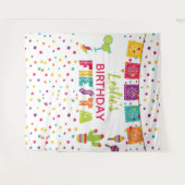 Tenture Fond de fête d'anniversaire - BL (Devant (Horizontal))